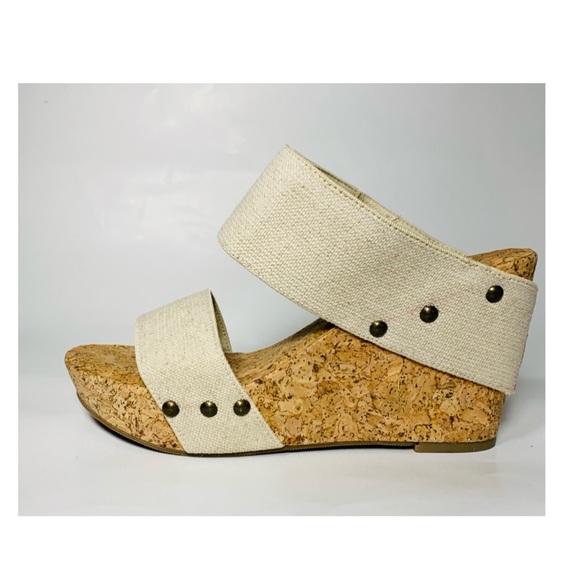 Lucky Brand "Magnolia" Strap Cork Sandal Sz. 7B - Picture 3 of 6